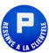 Panneau Parking réservé à la clientèle - Rigide Ø300mm - 4060453