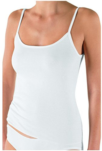 Nina von C. Fine Cotton Trägerhemd 5er Pack Größe 40, Farbe weiß