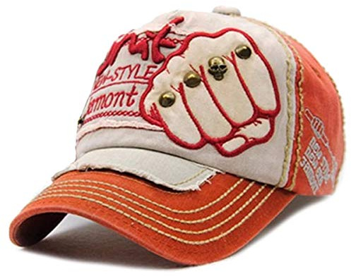 Sporty Baseballcap Fight Distressed Snapback Vintage Used Look Sport Outdoor Kappe Mütze Cap Schirmmütze Basecap verstellbar