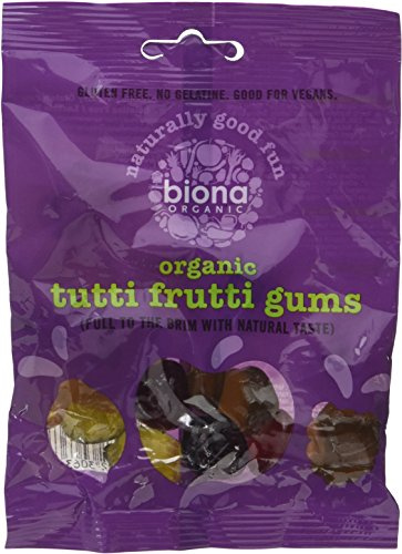 Biona Organic Tutti Frutti Gums 75g (Pack of 5