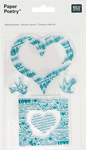 Rico Design Stempel, petrol, Silikon, DesignAmour