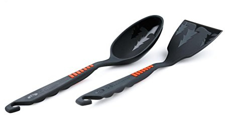 GSI Outdoors Spoon/Spatula Set Grey, 7.4 inch