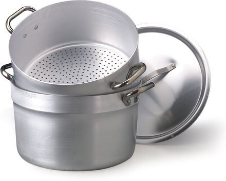 Pentole Agnelli ALMA15224 Cuociverdura a Vapore, Cous Cous, 24 cm