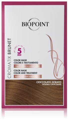 Biopoint Cromatix - Color Mask, Maschera Colorante per Capelli Senza Ammoniaca, Azione Nutriente e Ravvivante, Intensifica il Colore e Dona Brillantezza, 30 ml