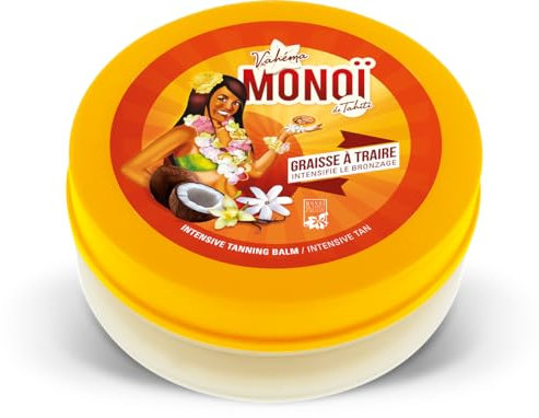 Vahéma Monoï - Vahéma Monoï de Tahiti - Graisse à Traire - Intensifie le Bronzage 125ml