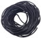 PH PandaHall 1 Rotolo 2mm 10m Filo di Cuoio Vacchetta Rotonda per Collana Perline Braccialetto Monile 10 Metro Lunghezza Nero