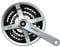 SHIMANO Fc-ty501 Vierkant 6/7/8-fach Kurbelgarnitur, Silber, 170mm