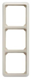 Elso 224340 3fach Fashion IP44 perlweiss Rahmen 3-Fach.IP 44 FAB pw