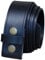Ashford Ridge Echtes Leder 40mm Druckknopf Gürtel Ohne Schnalle - Schwarz 112cm - 122cm