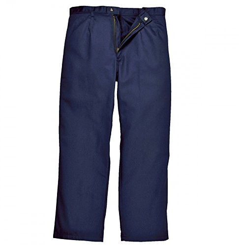 Portwest Men's Bz30 Black Bizweld Trousers - Medium (Regular Leg)