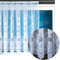 Gardine Jacquard Universalband Spitzenoptik Vorhang Blumenmuster weiß, Auswahl: 300 x 145 cm, Design: Thekla