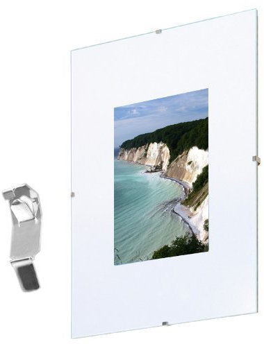 Bilderrahmen Randlos 21x29,7 cm, 5er Pack, Rahmenlos Bildhalter