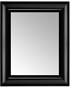 Kartell Francois Ghost, Wall Mirror, 65 x 79 cm, Schwarz Undurchsichtig glänzend