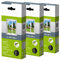 Nutritrust Fliegengitter 3er Set: 110x130cm Fenstergitter aus Polyester in weiß, Fliegennetz im Sparpack