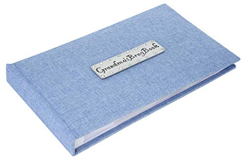 Metal Planet Grandma 's Brag Book Fotoalbum blau