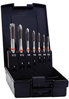 EXACT Maschinengewindebohrer Satz M3-M12, HSS-E, DIN371/376, Form B