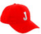 Morefaz Unisex Jungen Mädchen Mütze Baseball Cap ROT Hut Kinder Kappe Alphabet A-Z TM (J)