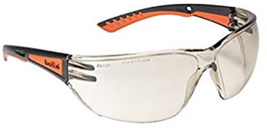 Bollé Safety PSSSLAM-C04 One Size CSP - Schutzbrille - Schwarz / Orange, Serie SLAM+