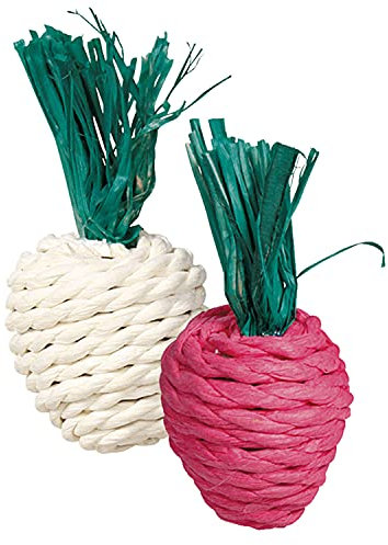 Trixie 2 Radis Paille jouet pour animal de petite taille, 8 cm