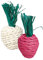 Trixie 2 Radis Paille jouet pour animal de petite taille, 8 cm