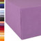 aqua-textil Exclusiv Spannbettlaken 180x200-200x220 cm Flieder Jersey Baumwolle 230g/qm Spannbetttuch Elastan Laken