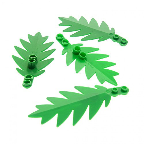 Lego Parts: Plant, Tree Palm Leaf Small 8 X 3 ( PACK OF 4 )