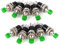 MagiDeal 10 X Mini Momentane Druckschalter Fuer Modelleisenbahn Hobby Gruen