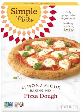Simple Mills - Naturally Gluten-Free Almond Flour Mix Pizza Dough - 9.8 oz.