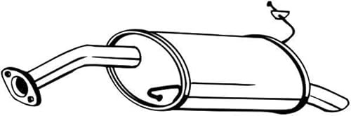 Bosal 165-287 - Endschalldämpfer | Kompatibel mit: HYUNDAI GETZ