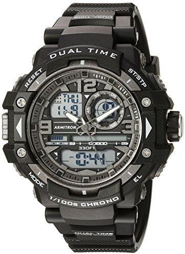 Armitron Sport Men's Analog-Digital Chronograph Resin Strap Watch, 20/5062