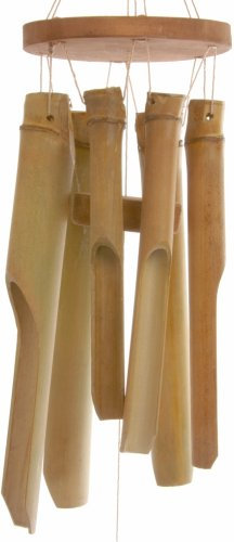Nicola Spring Windspiel, Orientalischer Stil, Bambus, ca. 25 cm