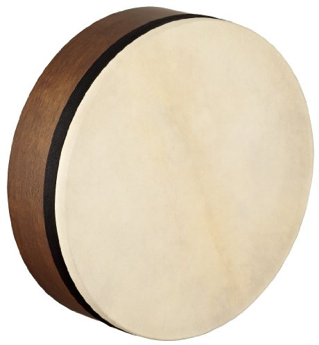 Meinl Percussion AE-FD14T-D Frame Drum, Artisan Edition Tar, 35,56 cm (14 Zoll) Durchmesser, walnut brown | mit Daumenloch, Stimmbar, Durchmesser 14 Zoll, mit Ziegenfell, Siam Eiche