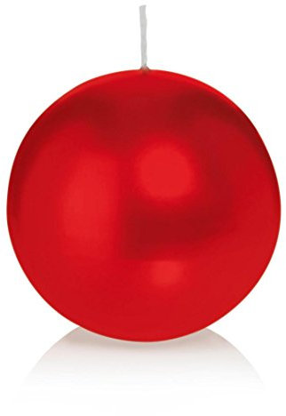 Wiedemann Kugelkerzen, Wachs, Rot, 8 x 8 cm, 6-Einheiten