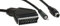 10m Kabel Scart/S-Video+3,5mm Klinke 10 m