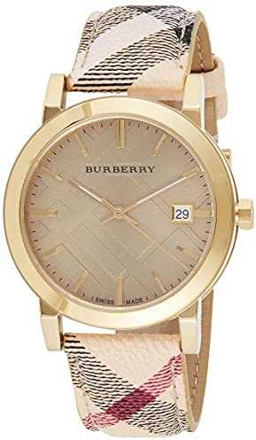 BURBERRY BU9026 - Watch for Women, Gold, Strip