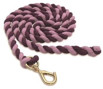 Shires Two Tone Headcollar Rope Navy/Red