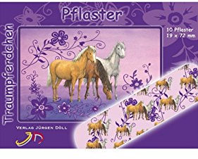 Kinderpflaster Traumpferdchen Blau Briefchen