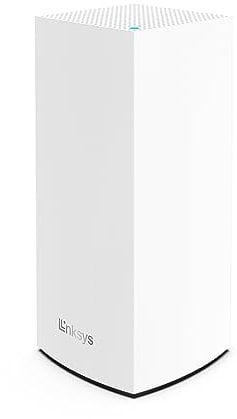 Linksys Velop MX4200 - Sistema Tri-Band WiFi 6 Mesh WiFi 6 (AX4200) router, Extender e Booster fino a 3000 mq, velocità 3,5x più veloce per oltre 40 dispositivi, MU-MIMO e controllo genitori, 1