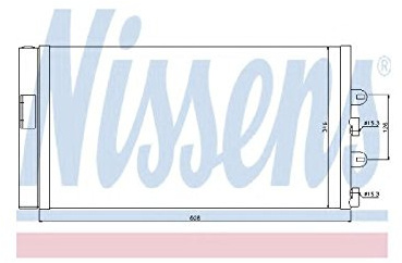Nissens 94669 Kondensator, Klimaanlage
