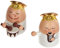 Alessi Angels Band Set bestehend aus zwei Figuren, Porzellan, Handdekoriert, Ã˜ 3cm, H 5cm