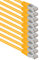 3.0 m yellow - pack of 10 Cat.6 patch cable network cable CAT6 S-FTP Gigabit Lan PIMF CAT 6 copper CU halogen-free Internet DSL game console Smart TV