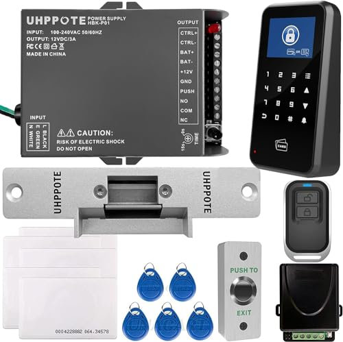 UHPPOTE Komplettes 125KHz RFID EM ID Card Single-Door Access Control Kit
