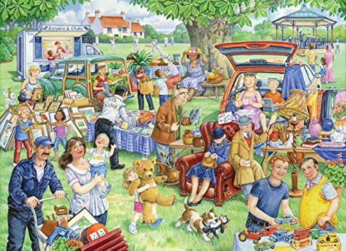 House of Puzzles 1000 Piece Jigsaw Puzzle - Car Boot Sale
