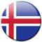 Kühlschrankmagnet Flagge Island Magnet Länder Flaggen Reise Souvenir für Kühlschrank stark groß 50 mm