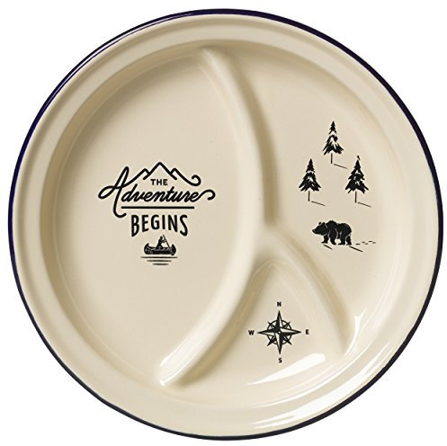 Gentlemen's Hardware Enamel Divided Plate