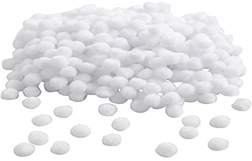 Creativ 51854 Pompons, Durchmesser - 10 mm, Weiß, 450 Stück