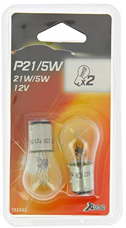 XLTECH 2 Ampoules P21/5W 12V, Poirettes, Veilleuse Clignotant Feux stop, AUTOMOVIL