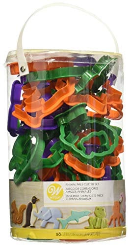 Wilton Set de 50 cortadores con Figuras de Animales