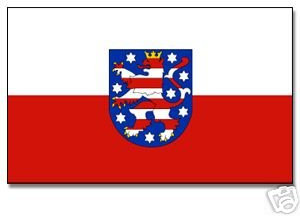 Thüringen Flagge 90 * 150 cm
