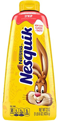 Nesquik Strawberry Syrup, 22 oz